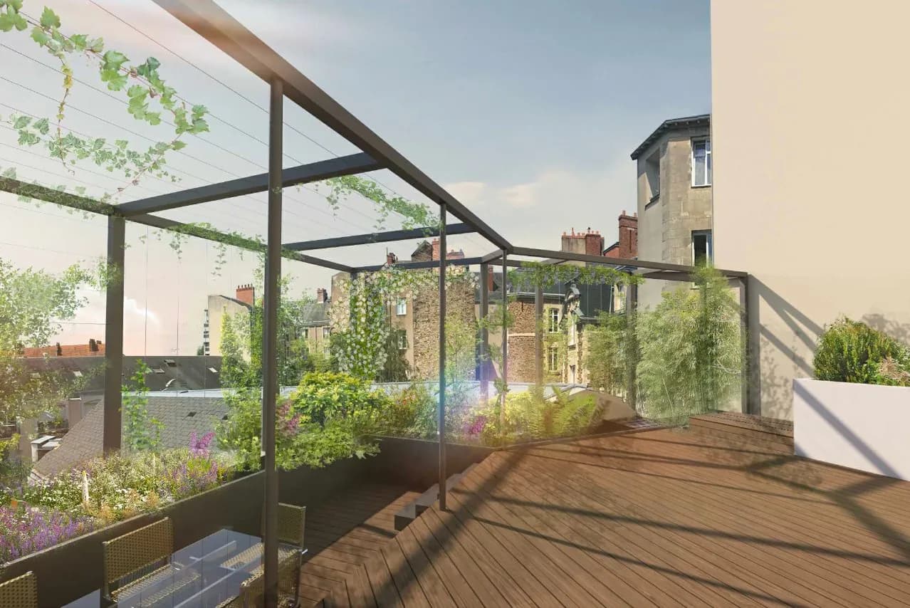 Hôtel particulier 315 sqm – 5 bedrooms – Nantes, Kléber district — Project · artist’s impression (photo 15)