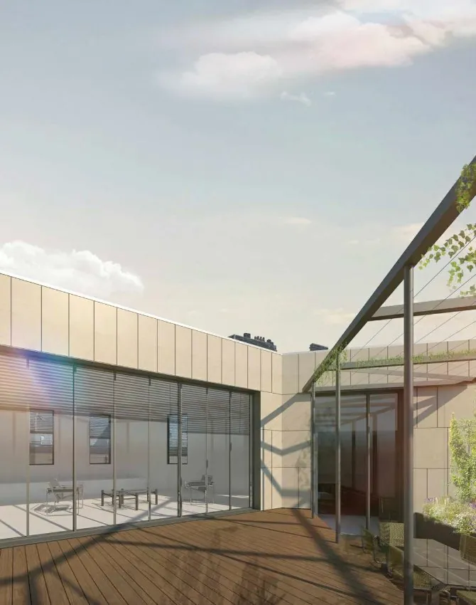 Hôtel particulier 315 sqm – 5 bedrooms – Nantes, Kléber district — Project · artist’s impression (photo 16)