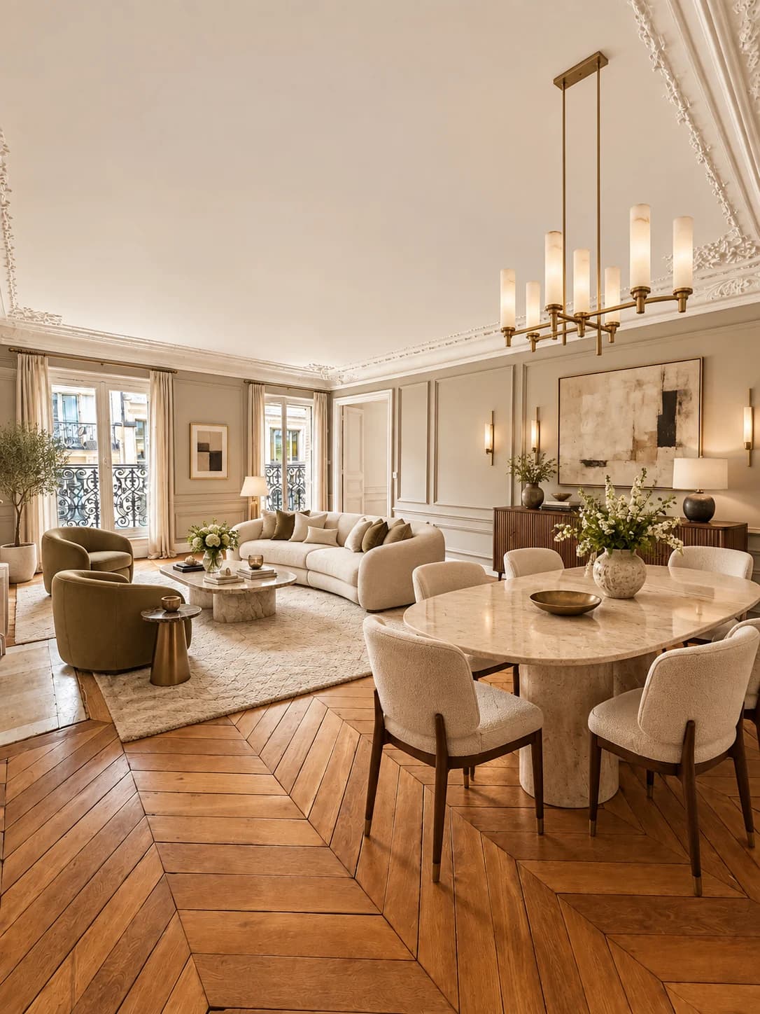 Paris 9e – Rue Drouot – Appartement traversant 157 m² avec balcon