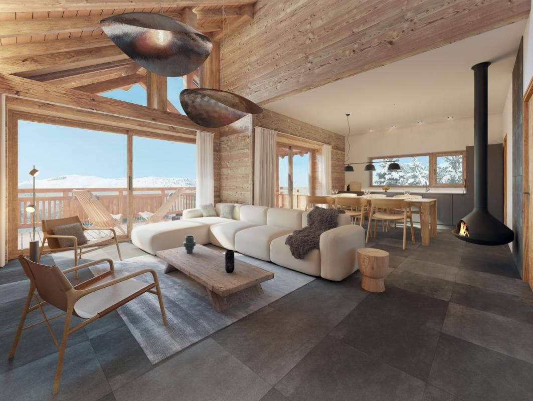 Chalet 4 ch. 162m² – Les Deux Alpes, ski pied piste — photo 1